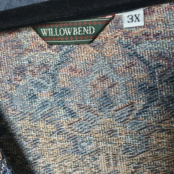 Vintage Tapestry Vest 3X - Picture 6 of 6
